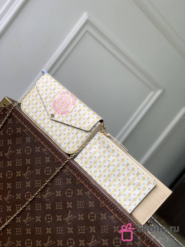 LV Pochette Félicie Stamp Banana M29471 - 21x12x3cm - 1