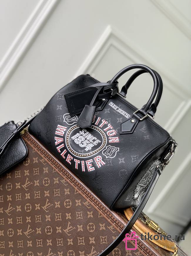 LV Speedy P9 Bandoulière 30 Jackets Black M26176 - 32x22.5x18cm - 1