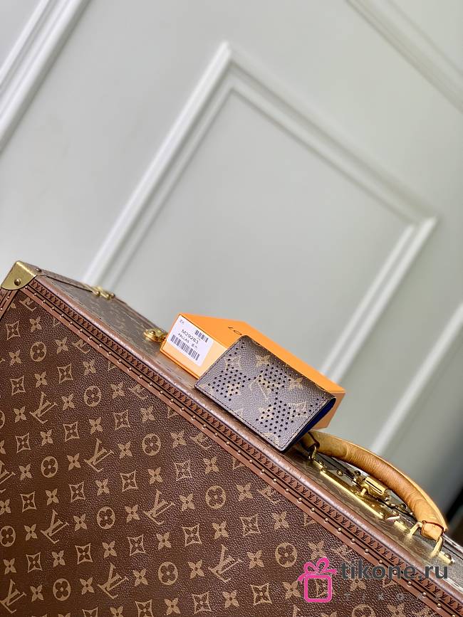 LV Pocket Organizer Monogram Grid Canvas/Blue M29283 - 7.5x11x1cm - 1