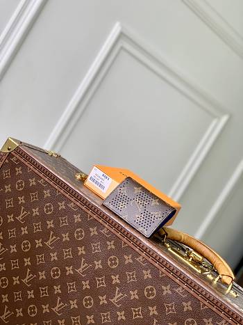 LV Pocket Organizer Monogram Grid Canvas/Blue M29283 - 7.5x11x1cm