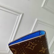 LV Pocket Organizer Monogram Grid Canvas/Blue M29283 - 7.5x11x1cm - 6