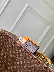 LV Pocket Organizer Monogram Grid Canvas/Blue M29283 - 7.5x11x1cm - 5