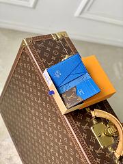 LV Pocket Organizer Monogram Grid Canvas/Blue M29283 - 7.5x11x1cm - 3