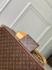 LV Passport Cover Monogram Grid Canvas/Yellow M29285 - 14x2.5x10cm - 1