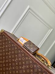 LV Enveloppe Carte de Visite Monogram Grid Canvas/Yellow M29293 - 10.5x8x1cm - 1