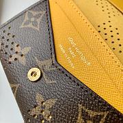 LV Enveloppe Carte de Visite Monogram Grid Canvas/Yellow M29293 - 10.5x8x1cm - 3