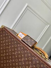 LV Enveloppe Carte de Visite Monogram Grid Canvas/Yellow M29293 - 10.5x8x1cm - 2