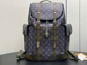 LV Christopher MM Monogram Eclipse Canvas Khaki Green M28633 - 44x38x12.5cm - 1
