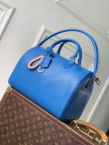 LV Speedy Soft 30 Epi Leather Ocean Blue M29096 - 30x21x17cm