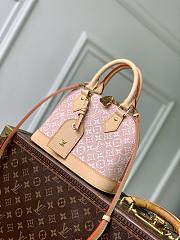 LV Alma BB Monogram Emblème Rose Ruban M2A378 - 23.5x17.5x11.5cm - 1
