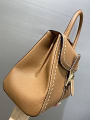 Delvaux Brillant MM Surpiqué Rodeo Calf Vegetal Ivory - 29x22x15cm - 5