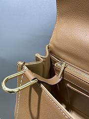 Delvaux Brillant MM Surpiqué Rodeo Calf Vegetal Ivory - 29x22x15cm - 4