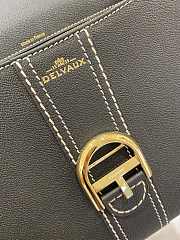 Delvaux Brillant MM Surpiqué Rodeo Calf Black Ivory - 29x22x15cm - 3
