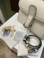 Delvaux Brillant MM Surpiqué Rodeo Calf Ivory Black - 29x22x15cm - 3