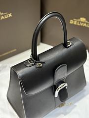 Delvaux Brillant MM Box Calf Black - 29x22x15cm - 4