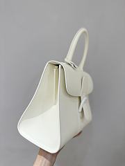 Delvaux Brillant MM Box Calf White - 29x22x15cm - 6