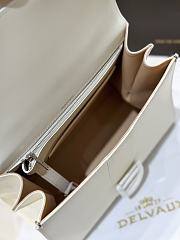Delvaux Brillant MM Box Calf White - 29x22x15cm - 4