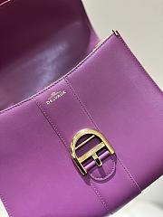 Delvaux Brillant MM Box Calf Purple - 29x22x15cm - 4