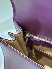 Delvaux Brillant MM Box Calf Purple - 29x22x15cm - 6