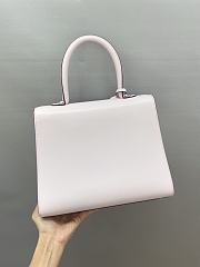 Delvaux Brillant MM Box Calf Light Pink - 29x22x15cm - 5