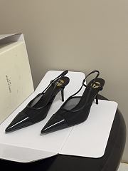 YSL Renée Slingback Pumps in Mesh Black 7.5cm - 5
