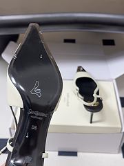 YSL Jeanne Slingback Pumps in Smooth Leather White 7.5cm - 6