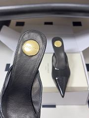 YSL Renée Mules in Mesh Black 7.5cm - 6