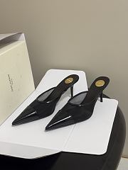 YSL Renée Mules in Mesh Black 7.5cm - 5