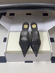 YSL Renée Mules in Mesh Black 7.5cm - 2