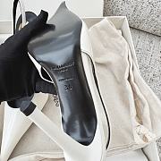 YSL P.A.R.I.S. Slingback Pumps in Smooth Leather White 11cm - 5