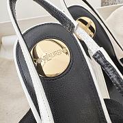 YSL P.A.R.I.S. Slingback Pumps in Smooth Leather White 11cm - 3