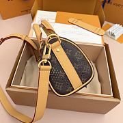 LV Keepall Bandoulière 25 Monogram Grid Canvas/Yellow M29296 - 25x15x11cm - 2
