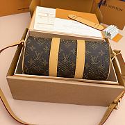 LV Keepall Bandoulière 25 Monogram Grid Canvas/Yellow M29296 - 25x15x11cm - 5