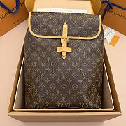 LV Flaneur Backpack Monogram Grid Canvas/Yellow M29295 - 39x30x13.5cm - 1