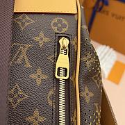 LV Flaneur Backpack Monogram Grid Canvas/Yellow M29295 - 39x30x13.5cm - 6