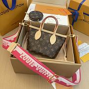 LV Neverfull BB Monogram Canvas Rose Peony M46786 - 24x9x14cm - 5