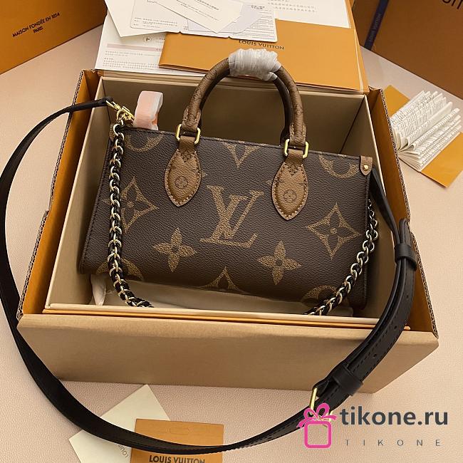 LV OnTheGo East West Chain Monogram Reverse Canvas M14236 - 25x13x10cm - 1