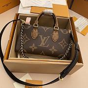 LV OnTheGo East West Chain Monogram Reverse Canvas M14236 - 25x13x10cm - 1