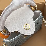 LV Capucines Mini Denim Rendez-Vous Blue M28305 - 21x13.6x8cm - 2
