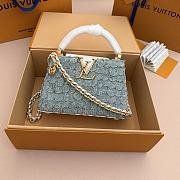 LV Capucines Mini Denim Rendez-Vous Blue M28305 - 21x13.6x8cm - 3