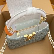 LV Capucines Mini Denim Rendez-Vous Blue M28305 - 21x13.6x8cm - 6
