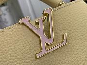 LV Capucines Mini Taurillon Leather Banana Yellow M28716 - 21x13.6x8cm - 4