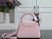 LV Capucines Mini Taurillon Leather Light Bliss M29500 - 21x13.6x8cm - 6