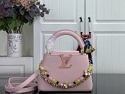 LV Capucines Mini Taurillon Leather Light Bliss M29500 - 21x13.6x8cm - 3