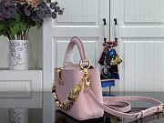 LV Capucines Mini Taurillon Leather Light Bliss M29500 - 21x13.6x8cm - 2