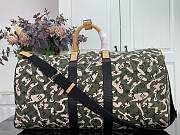 LV Keepall Bandouliere 55 Monogramouflage 2way Duffle Bag M95774 - 55x31x26cm - 1