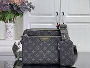 LV Trio Messenger Monogram Eclipse Canvas  Khaki Green M28628 - 25x18.5x7cm - 1