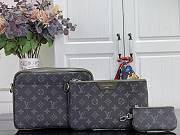 LV Trio Messenger Monogram Eclipse Canvas  Khaki Green M28628 - 25x18.5x7cm - 6
