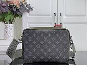 LV Trio Messenger Monogram Eclipse Canvas  Khaki Green M28628 - 25x18.5x7cm - 3