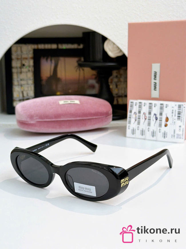 Miumiu Rêverie Sunglasses Slate Gray Lenses SMUB09 - 1